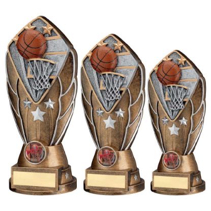 Picture of Bz~silv Diamond Column + Basketball Disc & Plate (1in Cen)