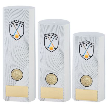 Picture of White Plastic Filled Column Hockey (1in Cen)