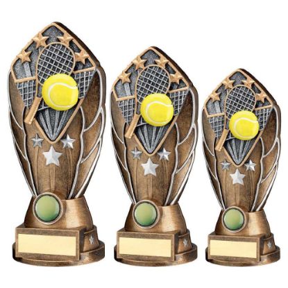 Picture of Bz~silv Diamond Column + Tennis Disc & Plate (1in Cen)