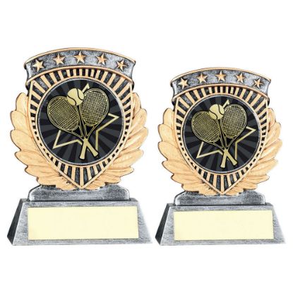 Picture of Pew~gold 5 Star Holder With Vinyl Tennis Insert & Plate