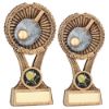 Picture of Brz|gold|pew Table Tennis Round Wreath On V Riser With Plate (1in Cen) - 5in