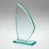 Picture of Jade Glass Sail Plaque (10mm Thick) - 9in