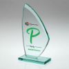 Picture of Jade Glass Sail Plaque (10mm Thick) - 9in