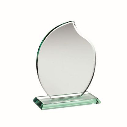 Picture of Jade Glass Teardrop (10mm Thick) - 7.75in