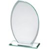 Picture of Jade Glass Plaque With Frosted Sides (6mm Thick) - 8.25in