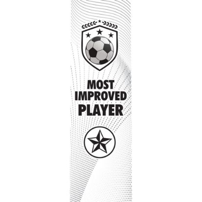 Picture of Football Most Improved Player Clear Printed Rectangle For Fp25