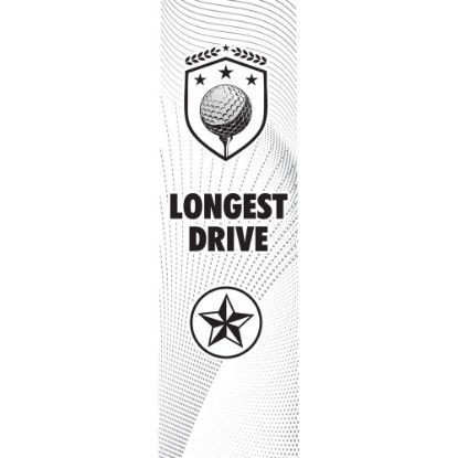 Picture of Golf Longest Drive Clear Printed Rectangle For Fp25