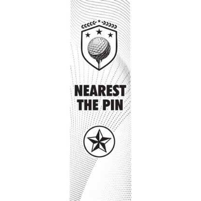 Picture of Golf Nearest The Pin Clear Printed Rectangle For Fp25