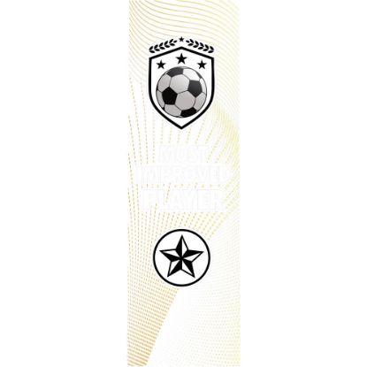 Picture of Football Most Improved Player Clear Printed Rectangle For Fp35