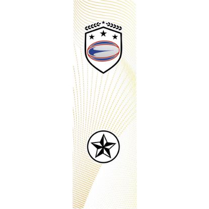 Picture of Rugby Clear Printed Rectangle For Fp35