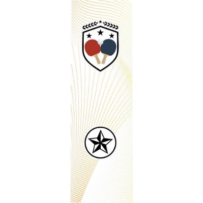 Picture of Table Tennis Clear Printed Rectangle For Fp35