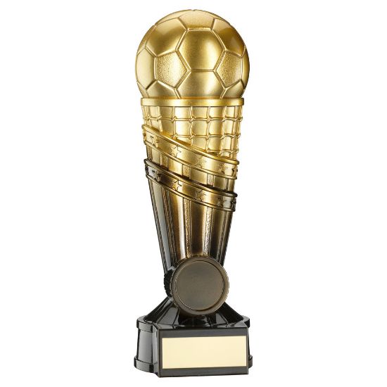 Trophy Distributors - Gold|black Filled Plastic Football Net Column ...