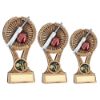 Picture of Brz|gold|pew Cricket Round Wreath On V Riser (1in Cen) - 6in