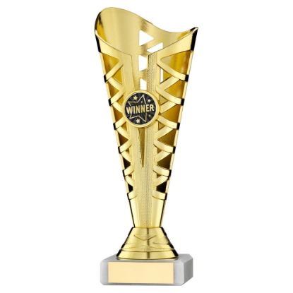 Picture of Gold Plastic Titan Cup Assembled On Marble (1in Cen)