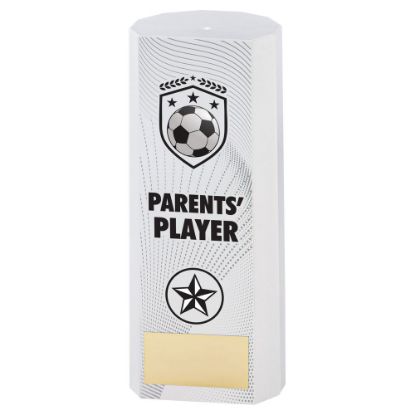 Picture of White Plastic Filled Column Football Parents Player (1in Cen)