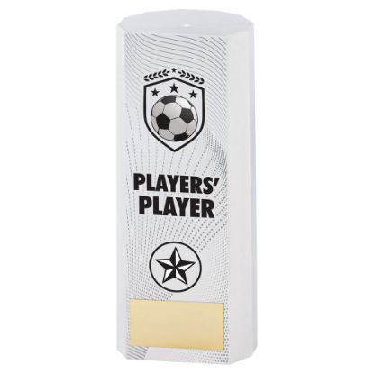 Picture of White Plastic Filled Column Football Players Player (1in Cen)
