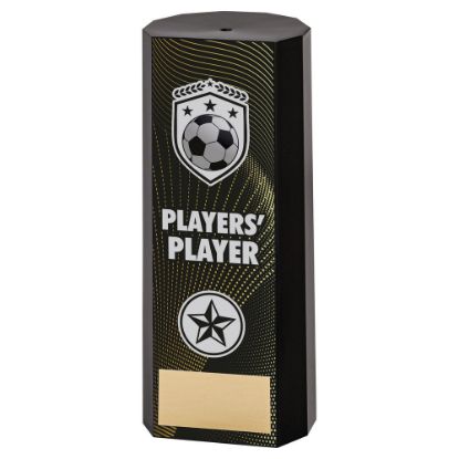 Picture of Black Plastic Filled Column Football Players Player (1in Cen)
