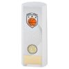 Picture of White Plastic Filled Column Basketball (1in Cen) - 8.25in