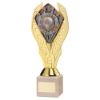 Picture of Gold Holder + Player Of The Year Disc & Cream Marble Trophy (1in Cen) - 10in