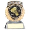 Picture of Pew|gold 5 Star Holder With Vinyl Badminton Insert & Plate - 3.75in