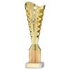 Picture of Gold Plastic Titan Cup Assembled On Marble (1in Cen) - 11.75in
