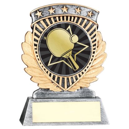 Picture of Pew~gold 5 Star Holder With Vinyl Table Tennis Insert & Plate