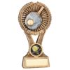 Picture of Brz|gold|pew Table Tennis Round Wreath On V Riser With Plate (1in Cen) - 6in