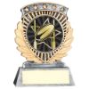 Picture of Pew|gold 5 Star Holder With Vinyl Rugby Insert & Plate - 3.75in