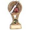Picture of Brz|gold|pew Cricket Round Wreath On V Riser With Plate (1in Cen) - 6in
