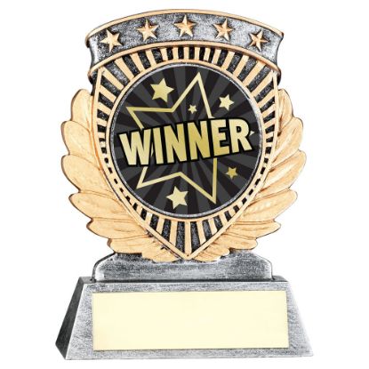 Picture of Pew~gold 5 Star Holder With Vinyl Winner Insert & Plate