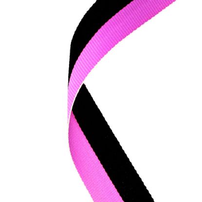 Picture of Medal Ribbon Black~pink